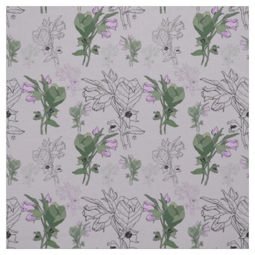 Belladonna Deadly Nightshade Fabric