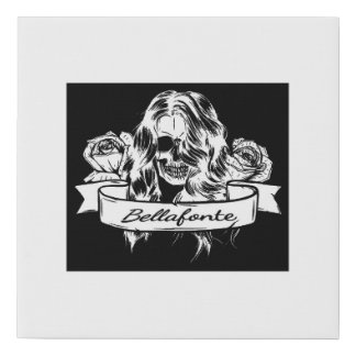 Bellafonta Dead Face Faux Wrapped Canvas Print