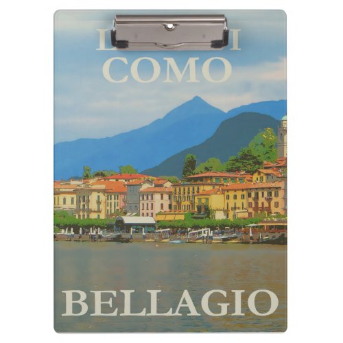 Bellagio Italy Poster Clipboard