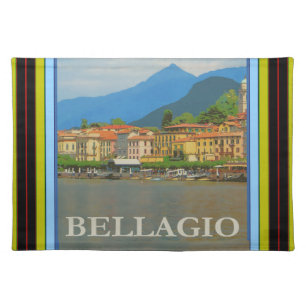 Bellagio Italy Poster Placemat