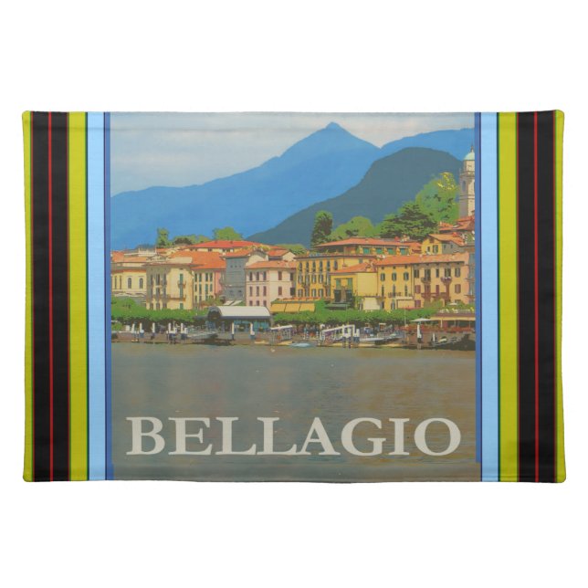 Bellagio Italy Poster Placemat (Front)