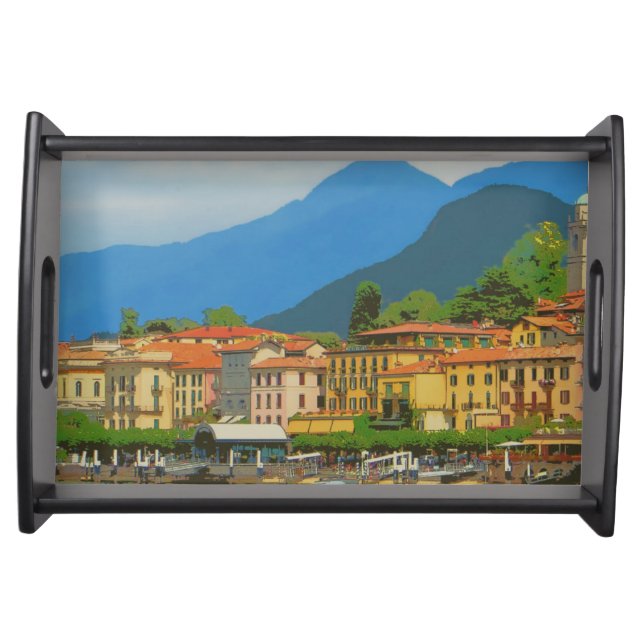 Bellagio Italy Poster Serving Tray (Front)