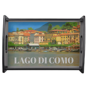 Bellagio Italy Poster Serving Tray