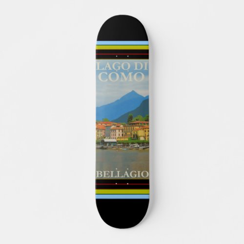 Bellagio Italy Poster Skateboard