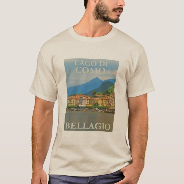 Bellagio Italy Poster T-Shirt (Front)