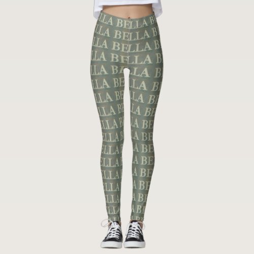 Bellagio Italy Poster Womens Leggings