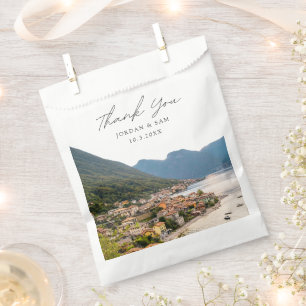 Bellagio Italy Wedding Favor Thank You Bag