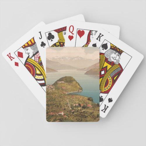 Bellagio IV Lake Como Lombardy Italy Playing Cards