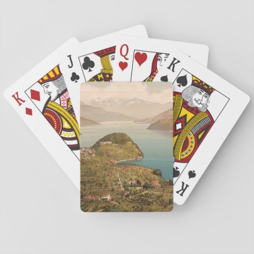 Bellagio IV Lake Como Lombardy Italy Poker Cards