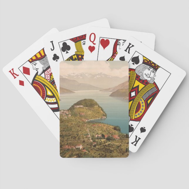 Bellagio IV, Lake Como, Lombardy, Italy Poker Cards (Back)