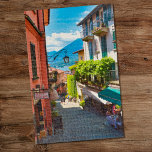 Bellagio old town center Lake Como Italy Jigsaw Puzzle<br><div class="desc">This puzzle features an original photograph of a wonderful view of a characteristic alley in the old town center of Bellagio a lovely village on the shore of Lake Como (Italy) and its beautiful medieval stone stairs.</div>