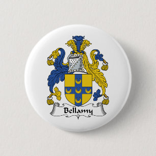 Bellamy Family Crest Button