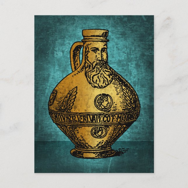 Bellarmine Witch Bottle Postcard (Front)