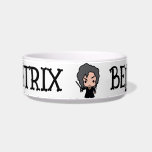 Bellatrix Cartoon Character Art Bowl<br><div class="desc">Check out this cute Harry Potter cartoon character art of Bellatrix Lestrange!</div>