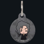 Bellatrix Cartoon Character Art Pet ID Tag<br><div class="desc">Check out this cute Harry Potter cartoon character art of Bellatrix Lestrange!</div>