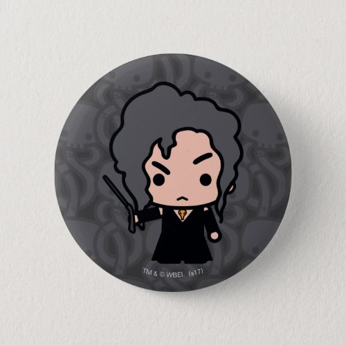 Bellatrix Cartoon Character Art Pinback Button