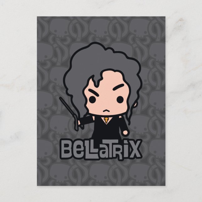 Bellatrix Cartoon Character Art Postcard (Front)