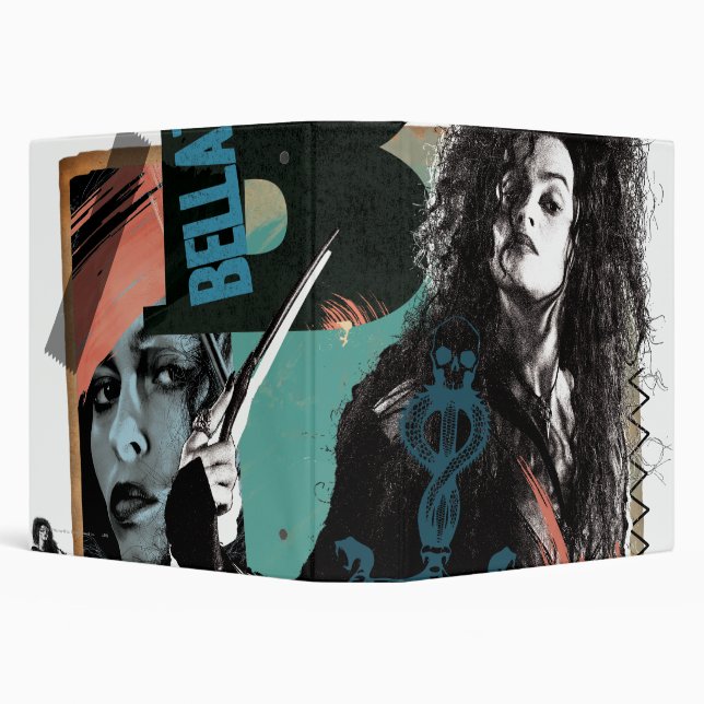 Bellatrix Lestrange 6 3 Ring Binder (Background)