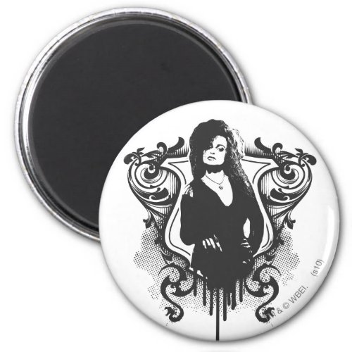Bellatrix Lestrange Dark Arts Design Magnet