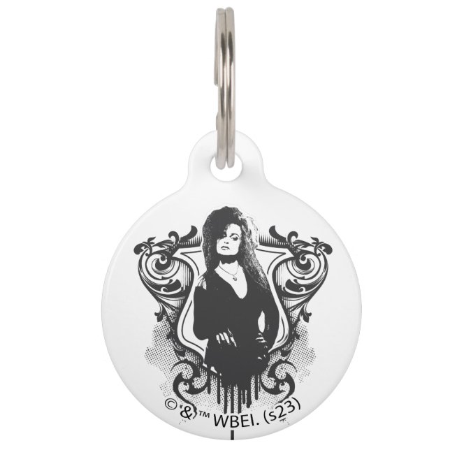 Bellatrix Lestrange Dark Arts Design Pet ID Tag (Front)