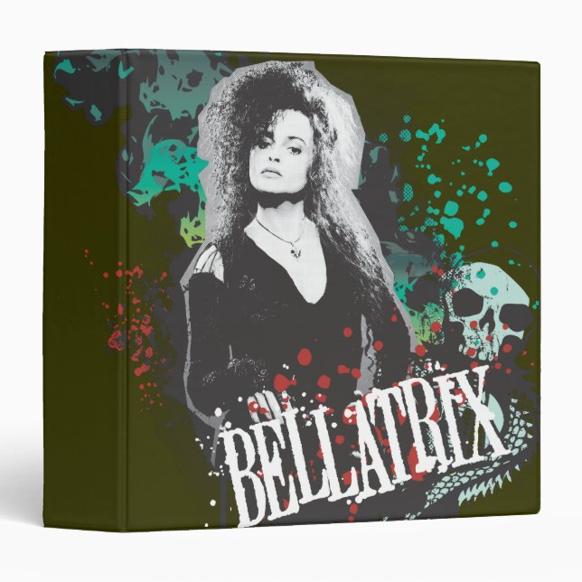 Bellatrix Lestrange Graphic Logo Binder (Front/Spine)