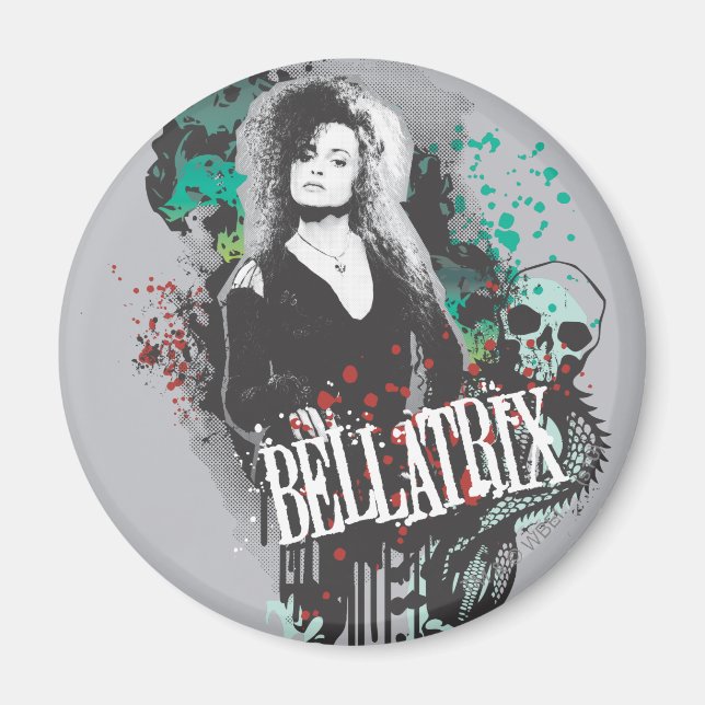 Bellatrix Lestrange Graphic Logo Magnet (Front)