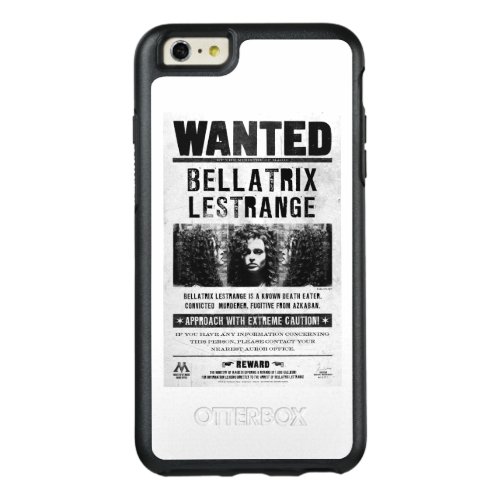 Bellatrix Lestrange Wanted Poster OtterBox iPhone 66s Plus Case