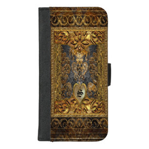 Belldore Victorian Beautiful Monogram iPhone 8/7 Plus Wallet Case