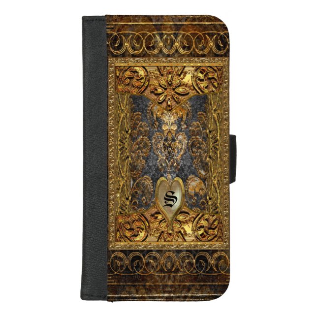 Belldore Victorian Beautiful Monogram iPhone Wallet Case (Front)