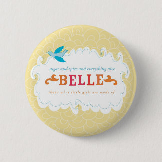 belle3 pinback button