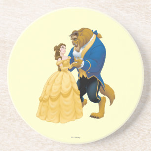 Belle and Beast Dancing Drink Coaster