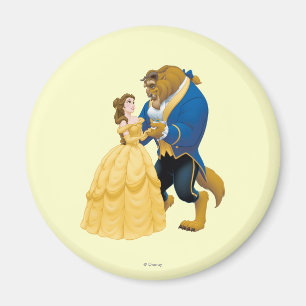 Belle and Beast Dancing Magnet