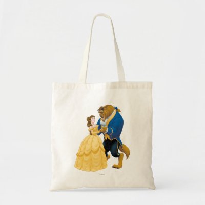 Belle and Beast Dancing Tote Bag