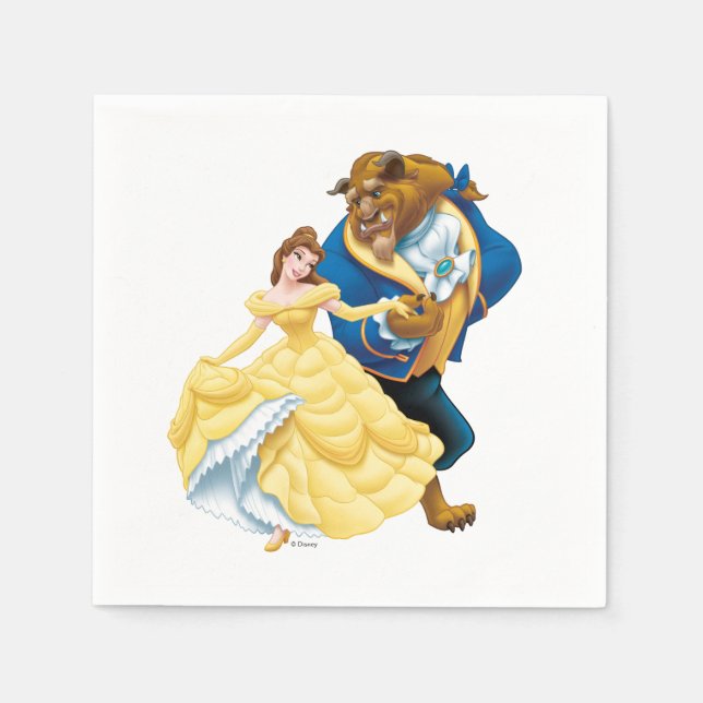 Belle and Beast Napkins (Front)
