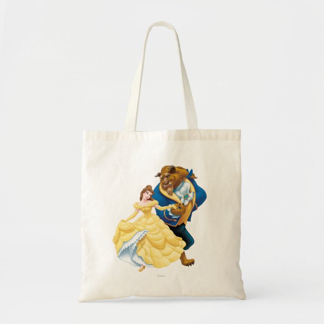 Belle and Beast Tote Bag (Front)