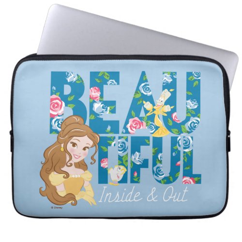 Belle  Beautfiul Inside  Out Laptop Sleeve