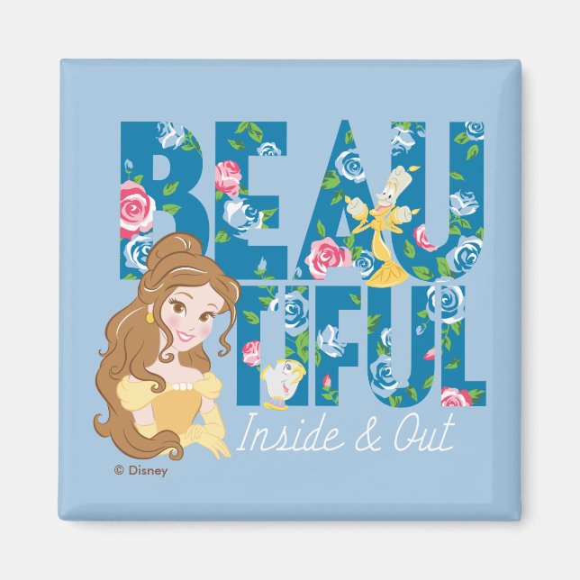 Belle | Beautfiul Inside & Out Magnet (Front)