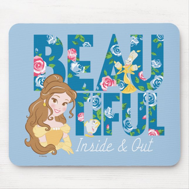 Belle | Beautfiul Inside & Out Mouse Pad (Front)