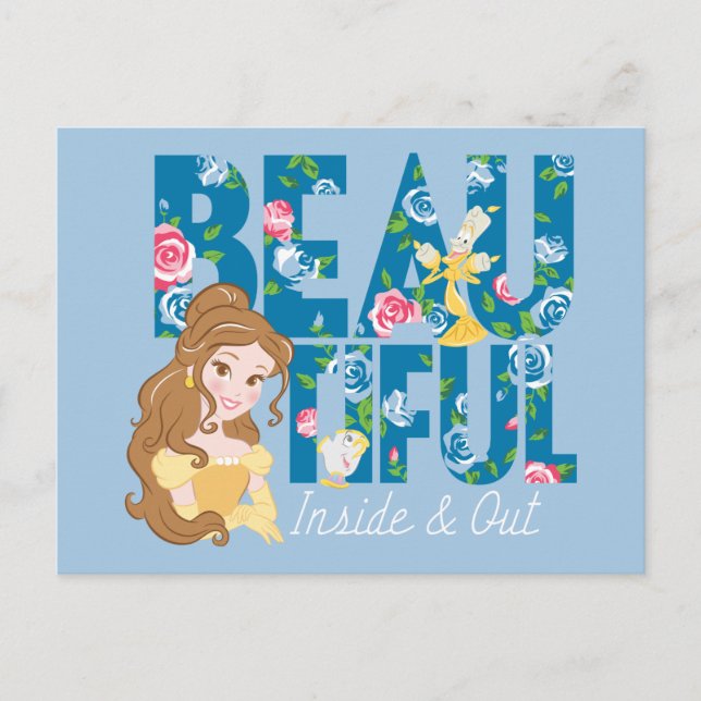 Belle | Beautfiul Inside & Out Postcard (Front)