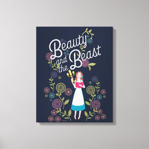 Belle  Beauty And The Beast Canvas Print