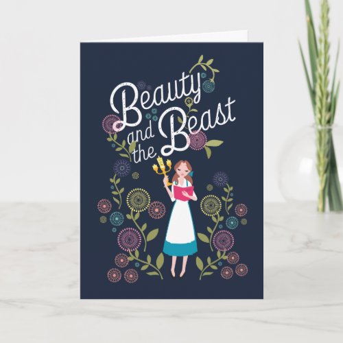 Belle  Beauty And The Beast Card
