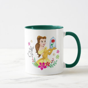 Belle   Belle And Her Christmas Rose Mug