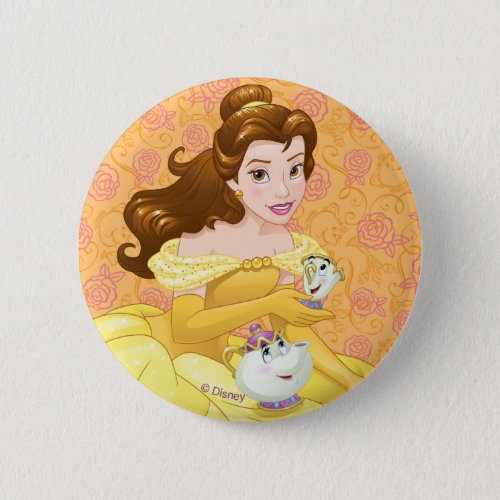 Belle  Besties Chill Together Pinback Button