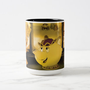 Belle #bestiesrule Two-Tone coffee mug