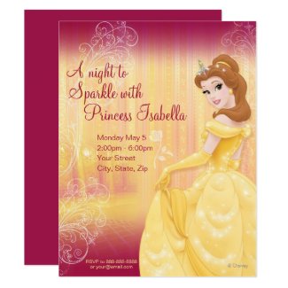 Belle Birthday Invitation