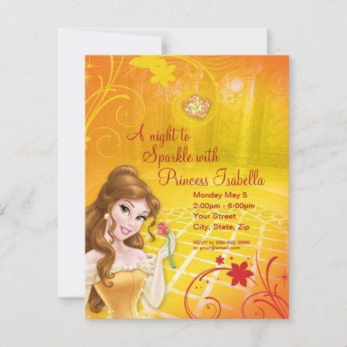 Belle Birthday Invitation