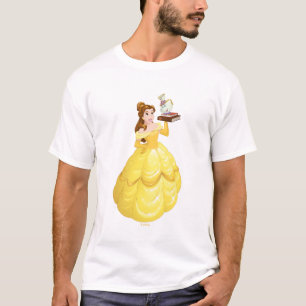 Belle   Books With Mrs. Potts And Chip T-Shirt