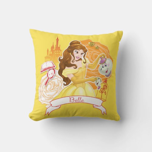 Belle _ Caring and Enchanting Throw Pillow