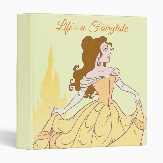 Belle & Castle Graphic 3 Ring Binder (Front/Spine)