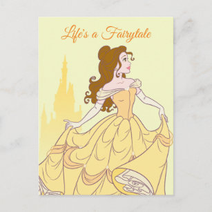 Belle & Castle Graphic Postcard